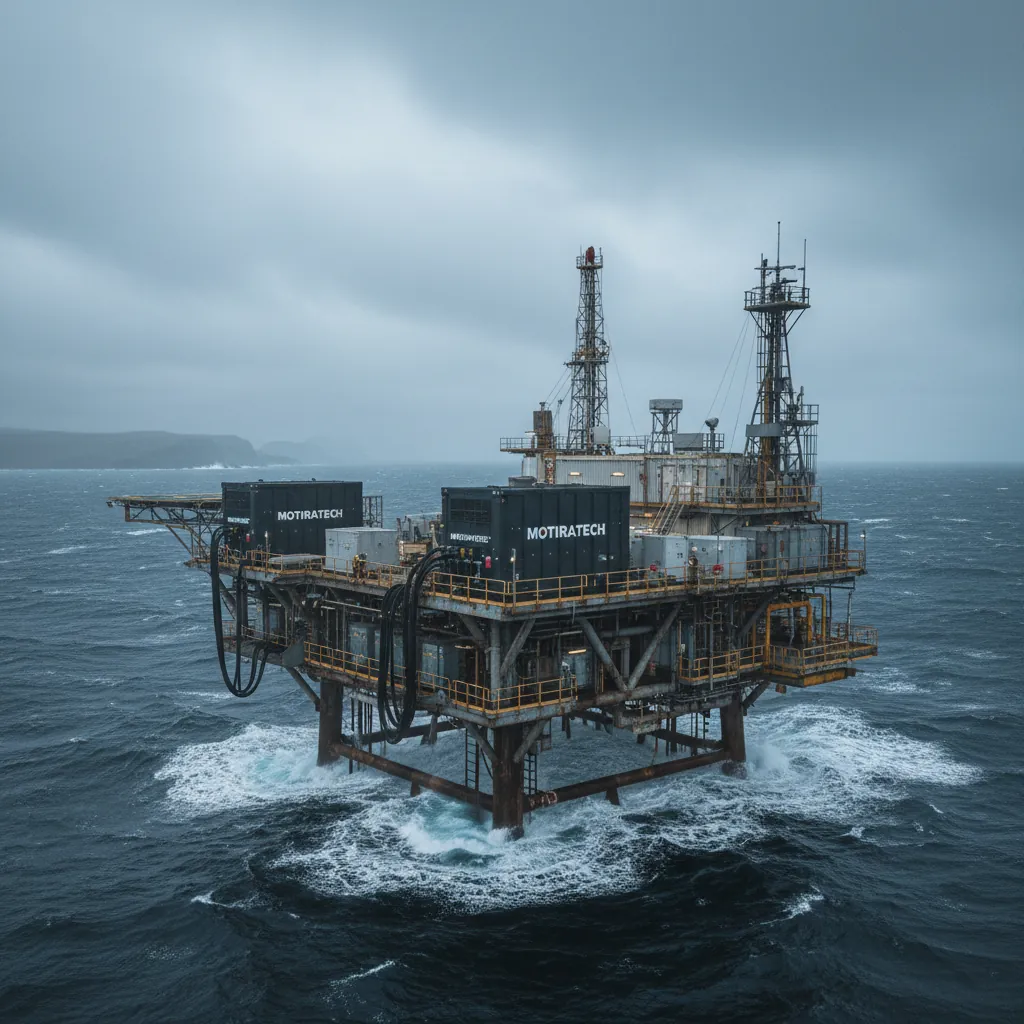 Remote power system for off-grid industrial operations