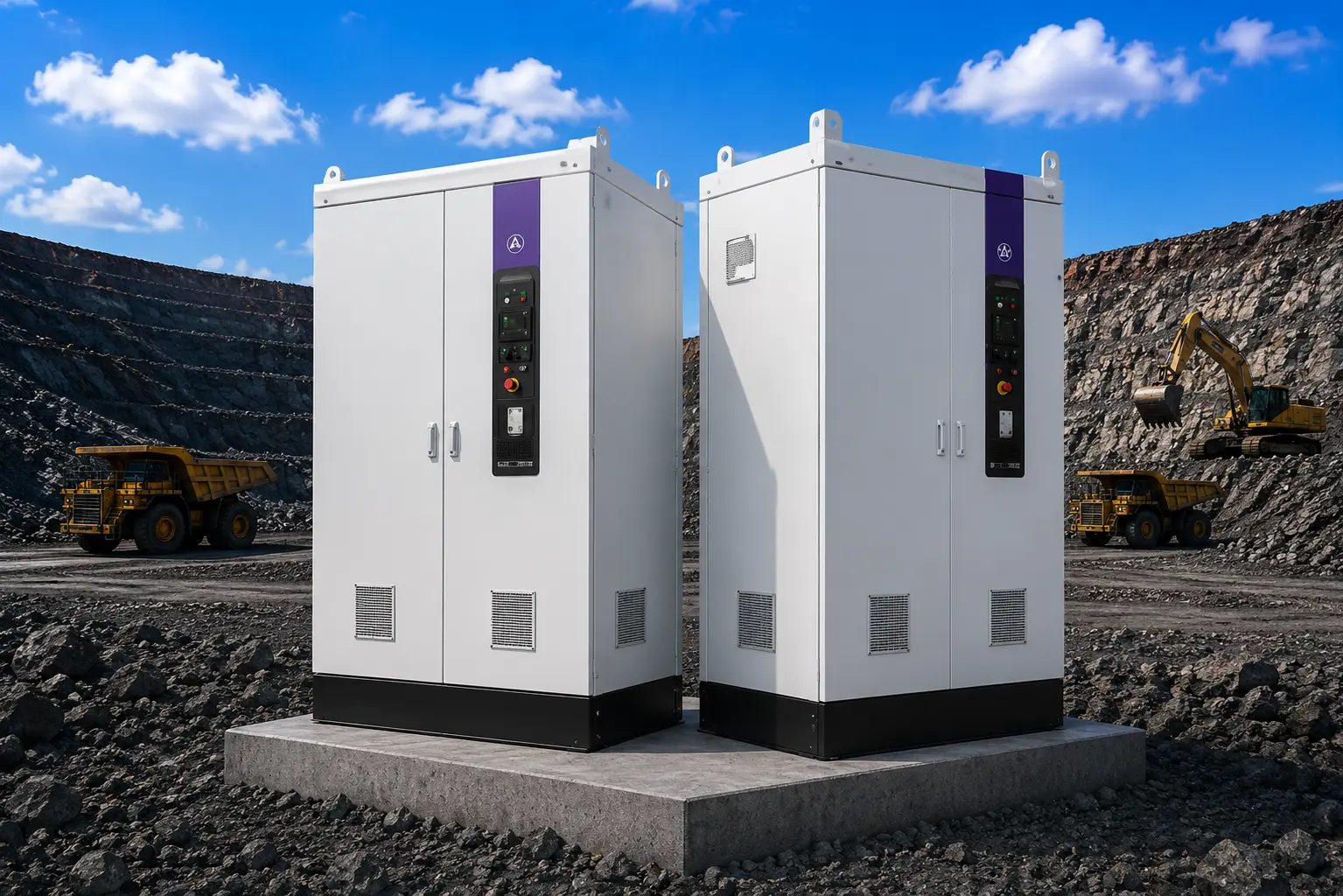 Variable-frequency drive cabinets for permanent magnet motor control
