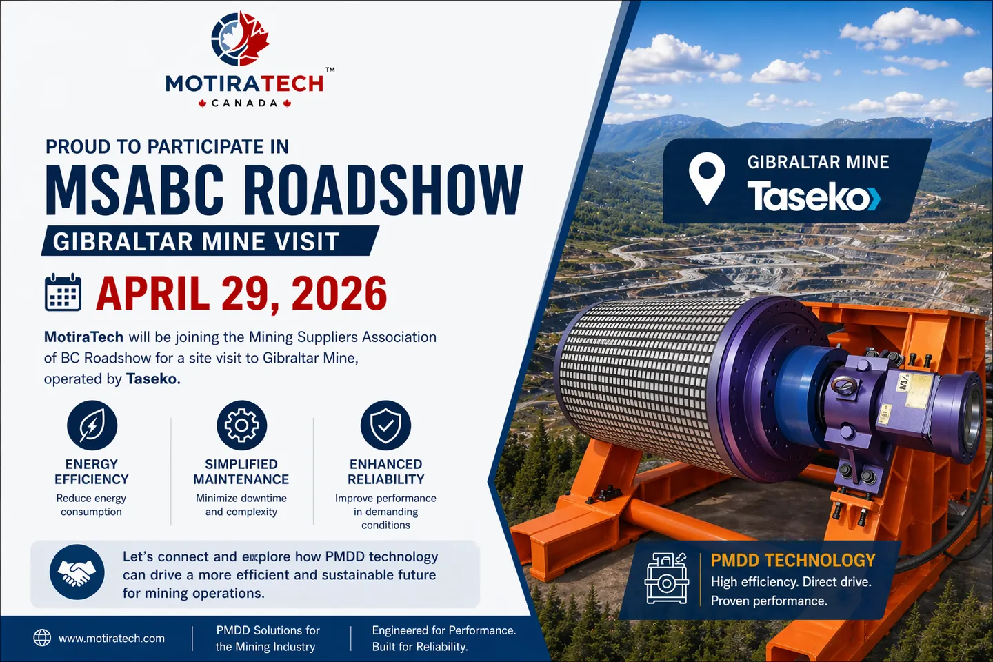 MotiraTech MSABC Roadshow event announcement