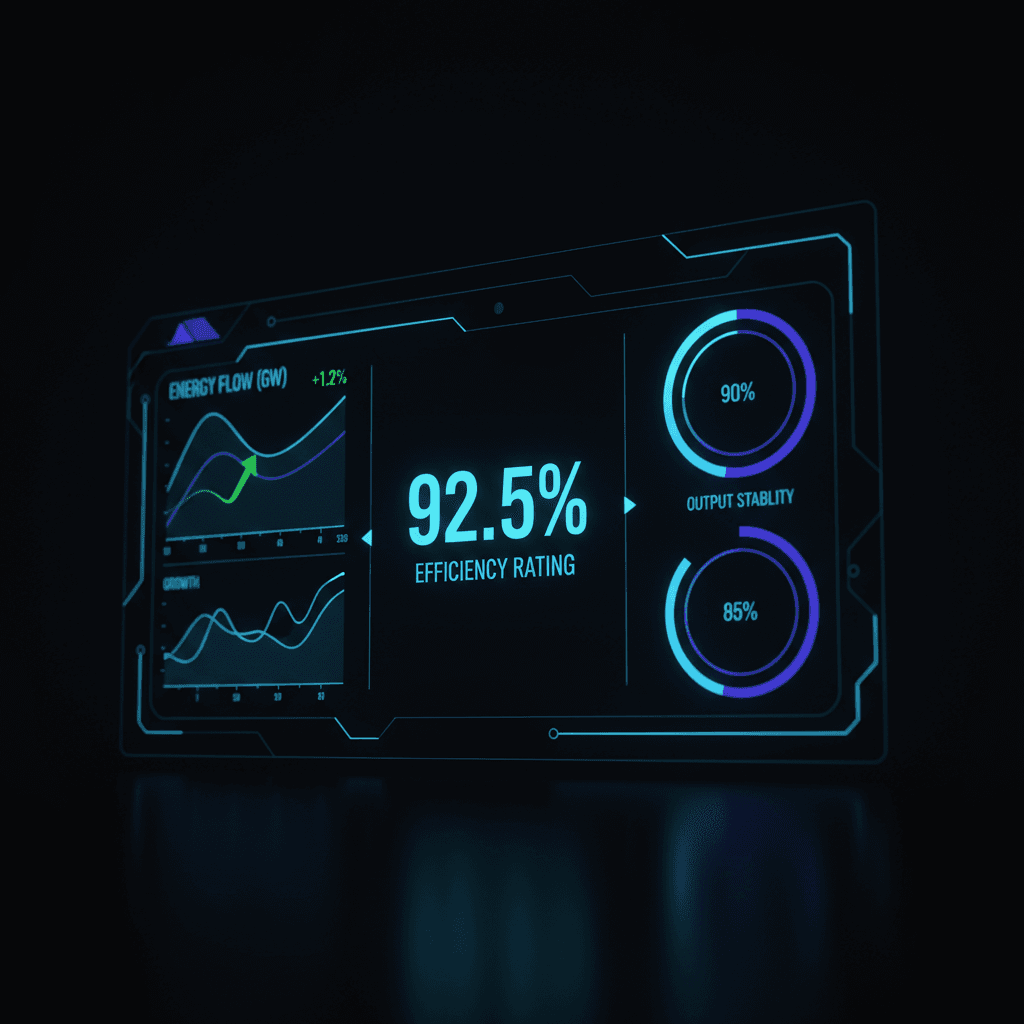 Energy efficiency trend analysis and performance metrics