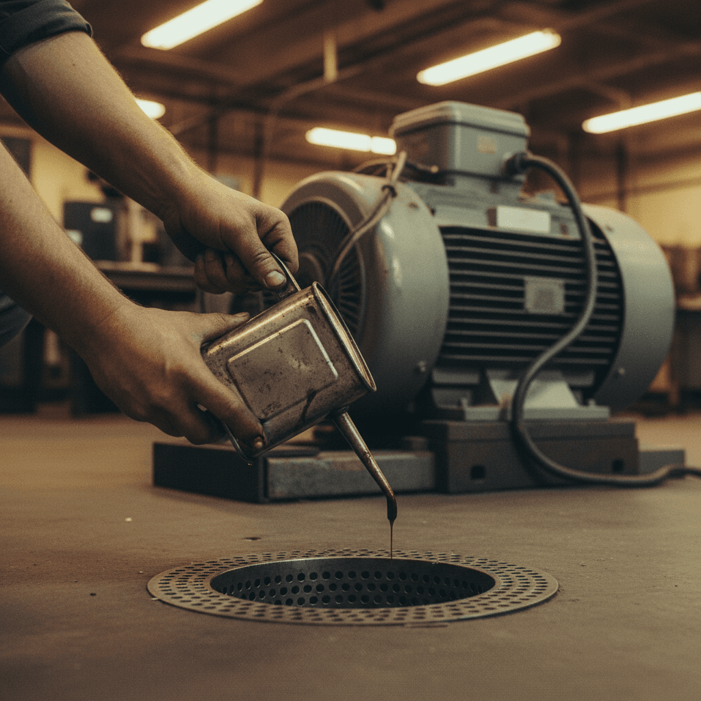 Empty oil can representing gearbox elimination in PMDD systems