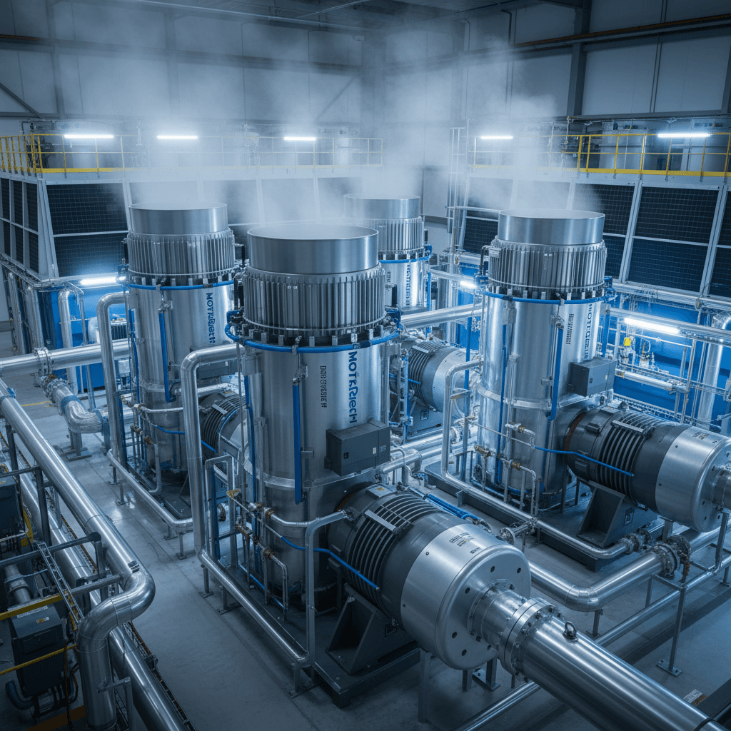 After: NEMA Premium efficiency motor cuts energy use 15-25 percent