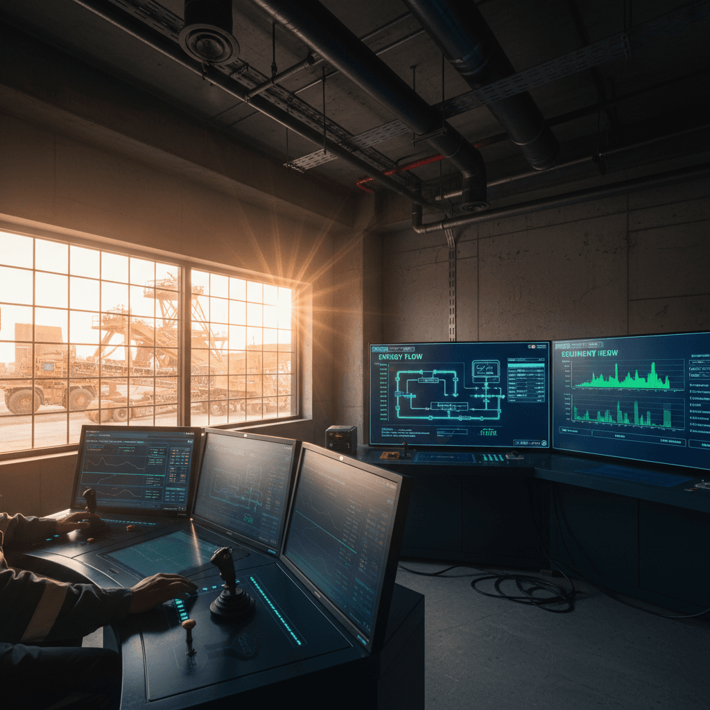 Smart energy management monitoring system in industrial operations