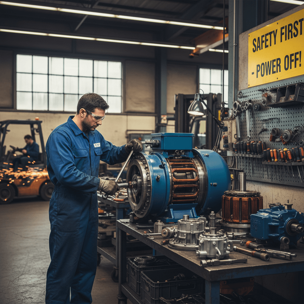 Motor repair and rebuild