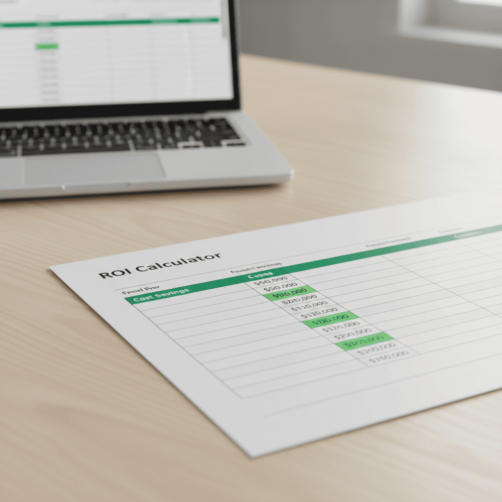 ROI calculator for energy storage systems