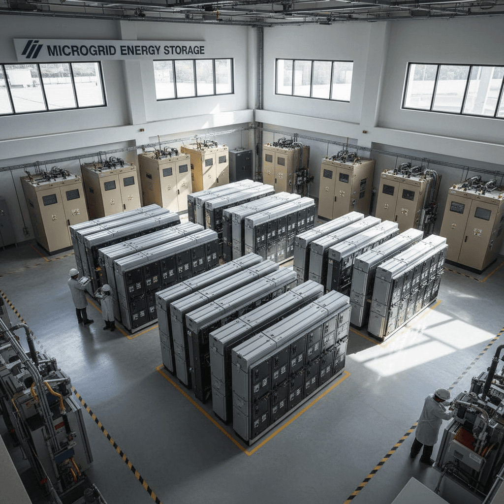 Microgrid and energy storage system installation